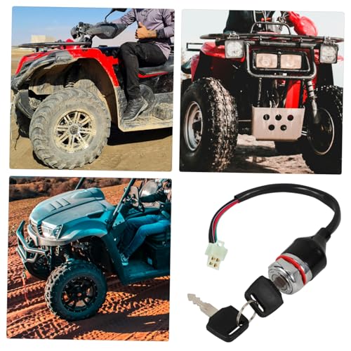 Cable interruptor de encendido de scooter en acero para arranque seguro 7