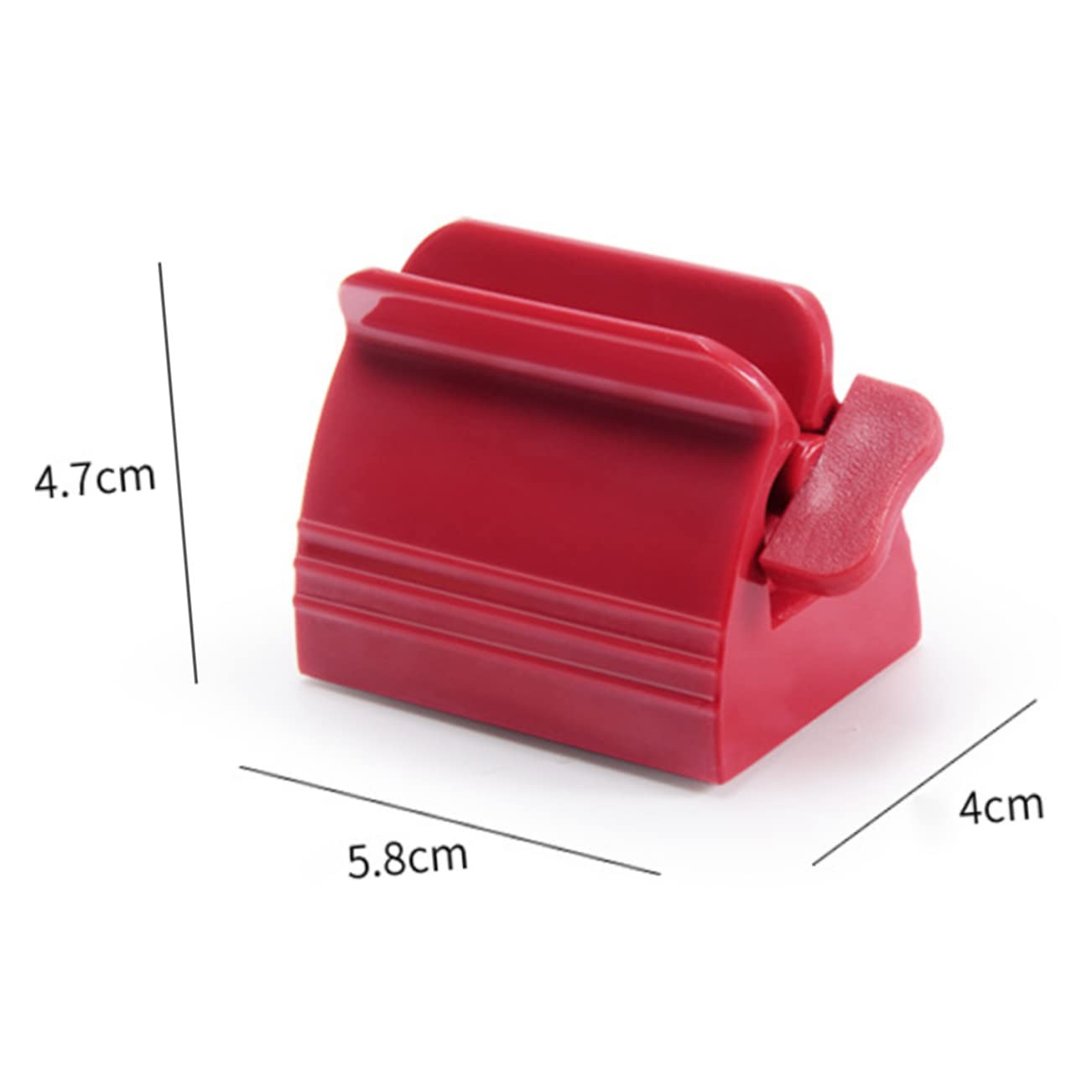 HAWILLOSCH Toothpaste Roller Squeezer 4pcs Plastic Tube Squeezer Dispenser Thicken Base Design for Easy Use