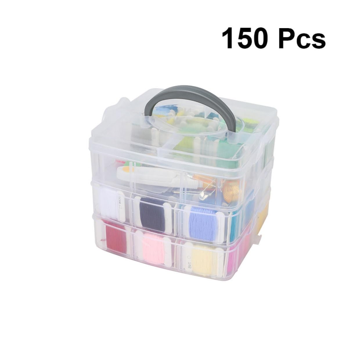 STOBAZA Kit Fili da Ricamo per Donna e Ragazza, 150 Colori