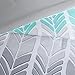 Intelligent Design Adel Cozy Comforter Geometric Design Modern All Season Vibrant Color Bedding Set with Matching Sham, Decorative Pillow, Full/Queen, Aqua, 5 Piece