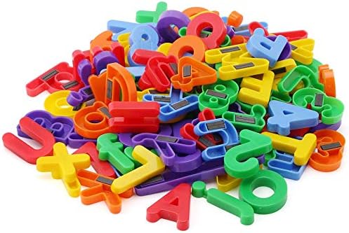 Miniatura 3 de Imanes del abecedario109 imanes con letras del abecedario y números con cubeta por Edukid Toys