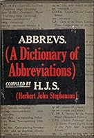 Abbrevs. B0007H4QGA Book Cover
