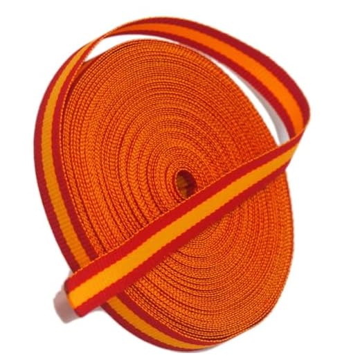 Cinta Bandera de España 10 Metros X 1 Cm de Ancho