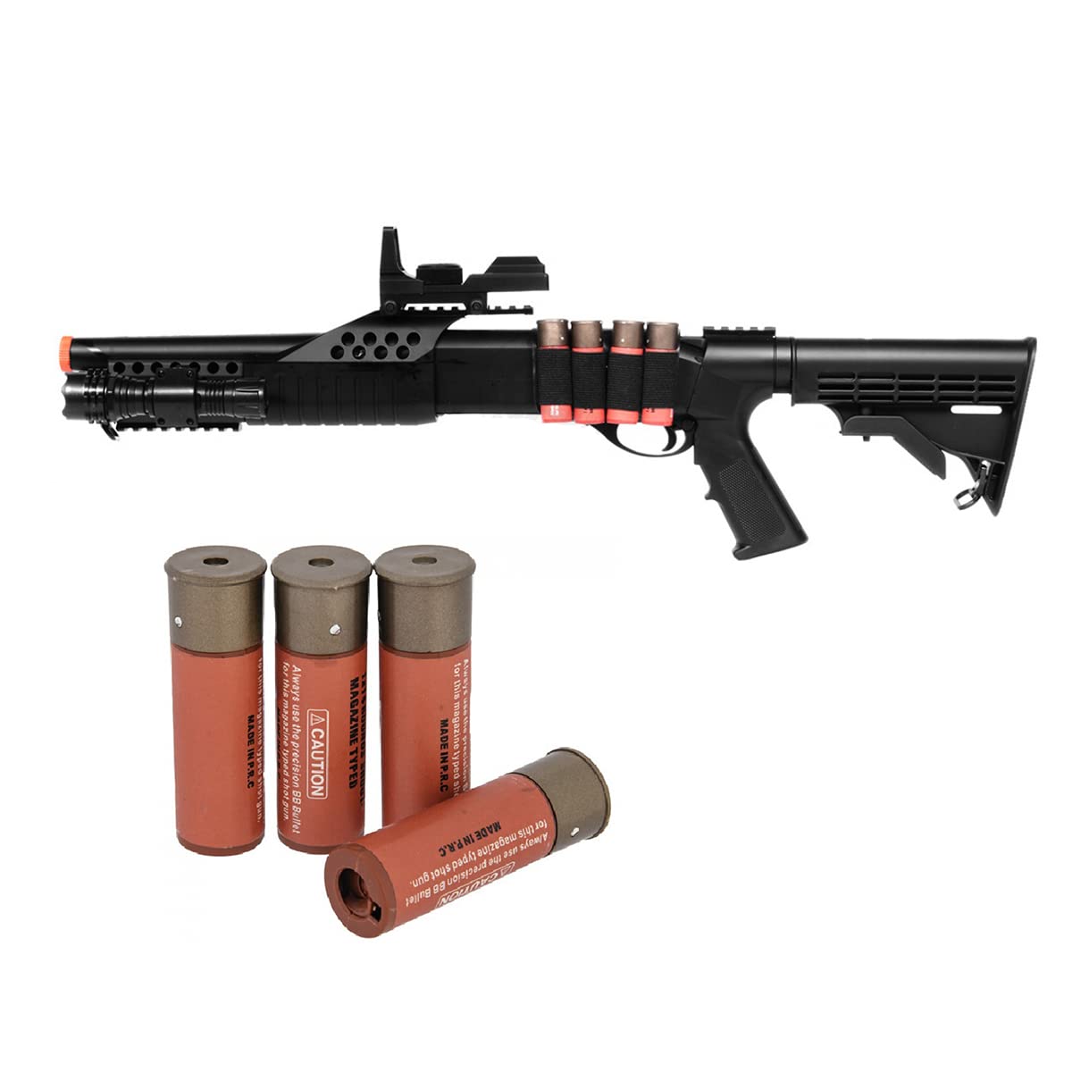 Buy 350 FPS AGM Airsoft Pump Action Airsoft with Extra 3 Shell Online