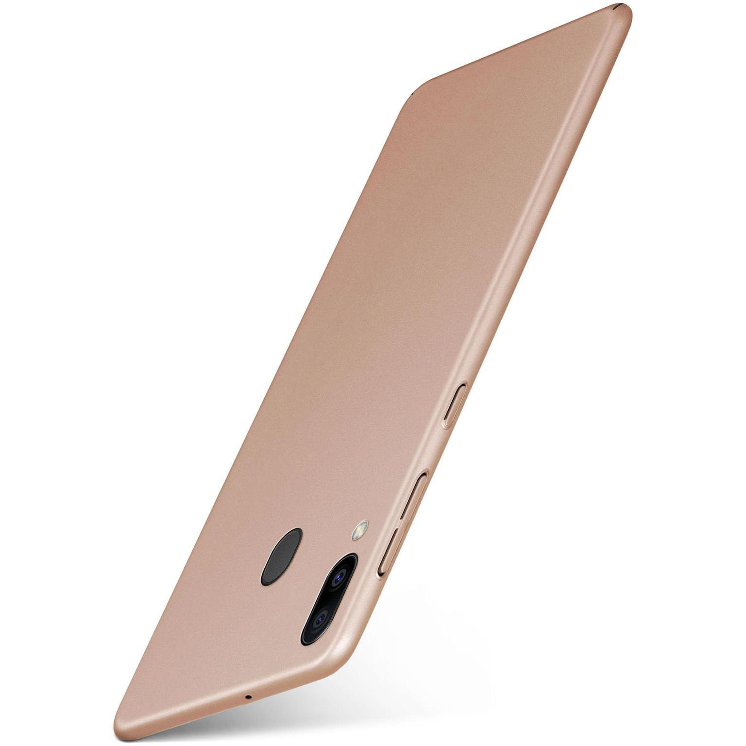 Custodia Rigida Moex Alpha Ultra-sottile Per Nokia 3, Cover Antiurto In Plastica E TPU, Finitura Metallica Dorata, Antigraffio, Compatibile Con Ricarica Wireless - 3