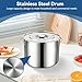 Imagen de olla de sopa de acero inoxidable