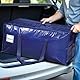 Dntorx 4 Stück 90L Aufbewahrungstasche, Heavy-Duty Umzugstaschen Umzugskartons Große mit Reißverschluss Griff Faltbar Aufbewahrungsbox für Umzug Camping Bettwäsche Kleidung Aufbewahrung (Blau)
