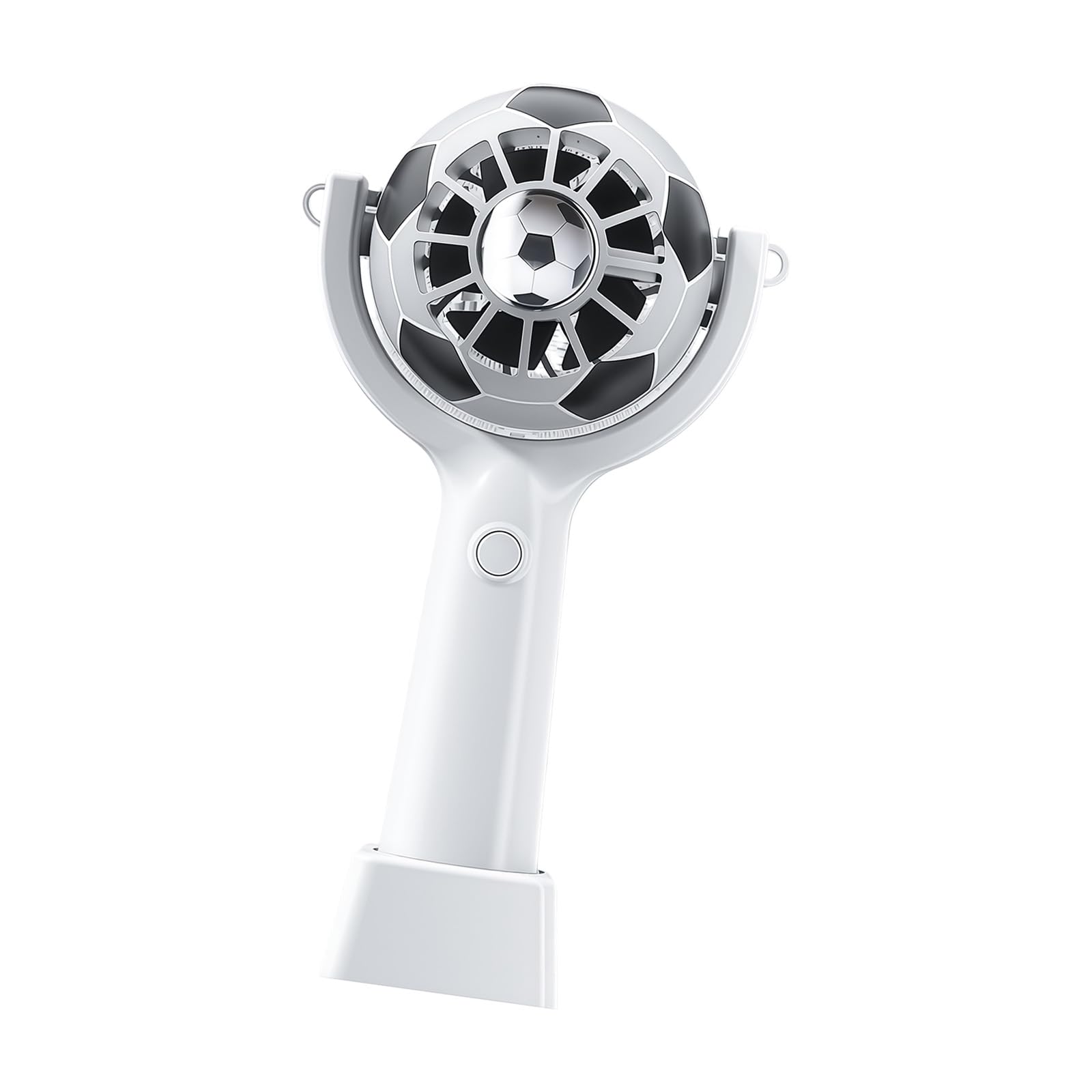 NMFLAB Handheld Fan Cooling Function Sports Texture Hanging Cooling Device for Various Outdoor Activity Adjustable Speed