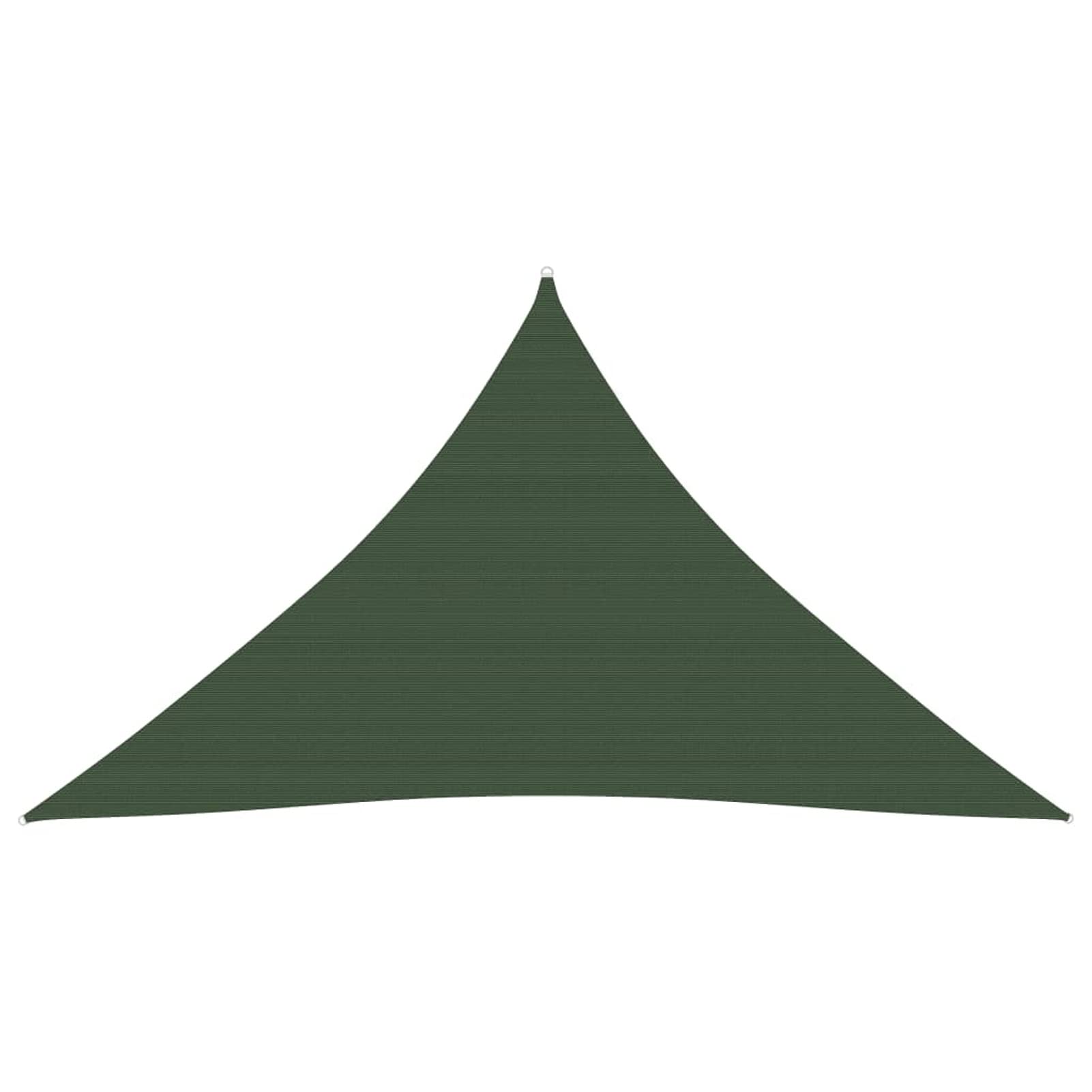 Vela Parasole 160 g/m² Verde Scuro 5x5x6 m in HDPE,Tenda a Vela Impermeabile Rettangolare Vela Ombreggiante Parasole Protezione Raggi U V per Esterno Giardino terrazza