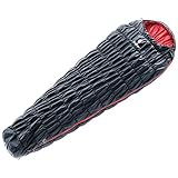 Farbe: Black-Fire Deuter Unisex-Adult Exosphere 0° L Schlafsack, Black-Fire, R