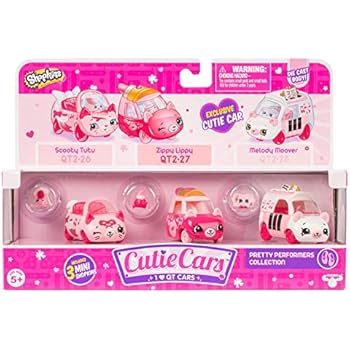Cutie Cars Shopkins Three Pack - Pretty Perfo | Shopkin.Toys - Image 1