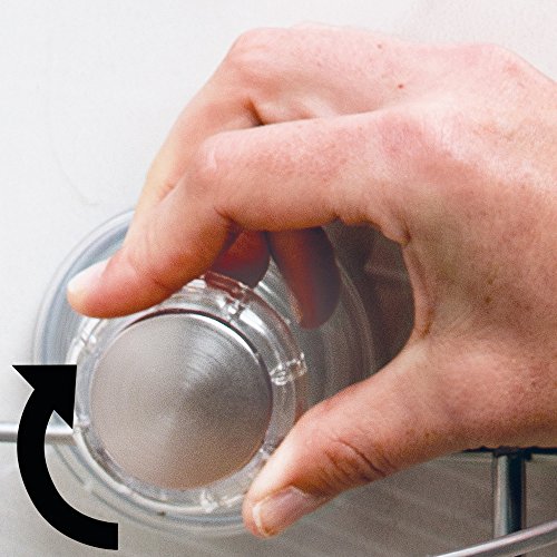 IDesign Turn-N-Lock Portaoggetti Doccia a Ventosa