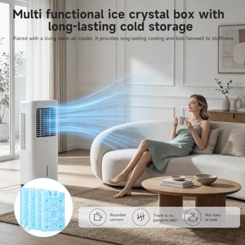 Pack de 4 bolsas de hielo reutilizables delgadas Toyvian miniatura 4