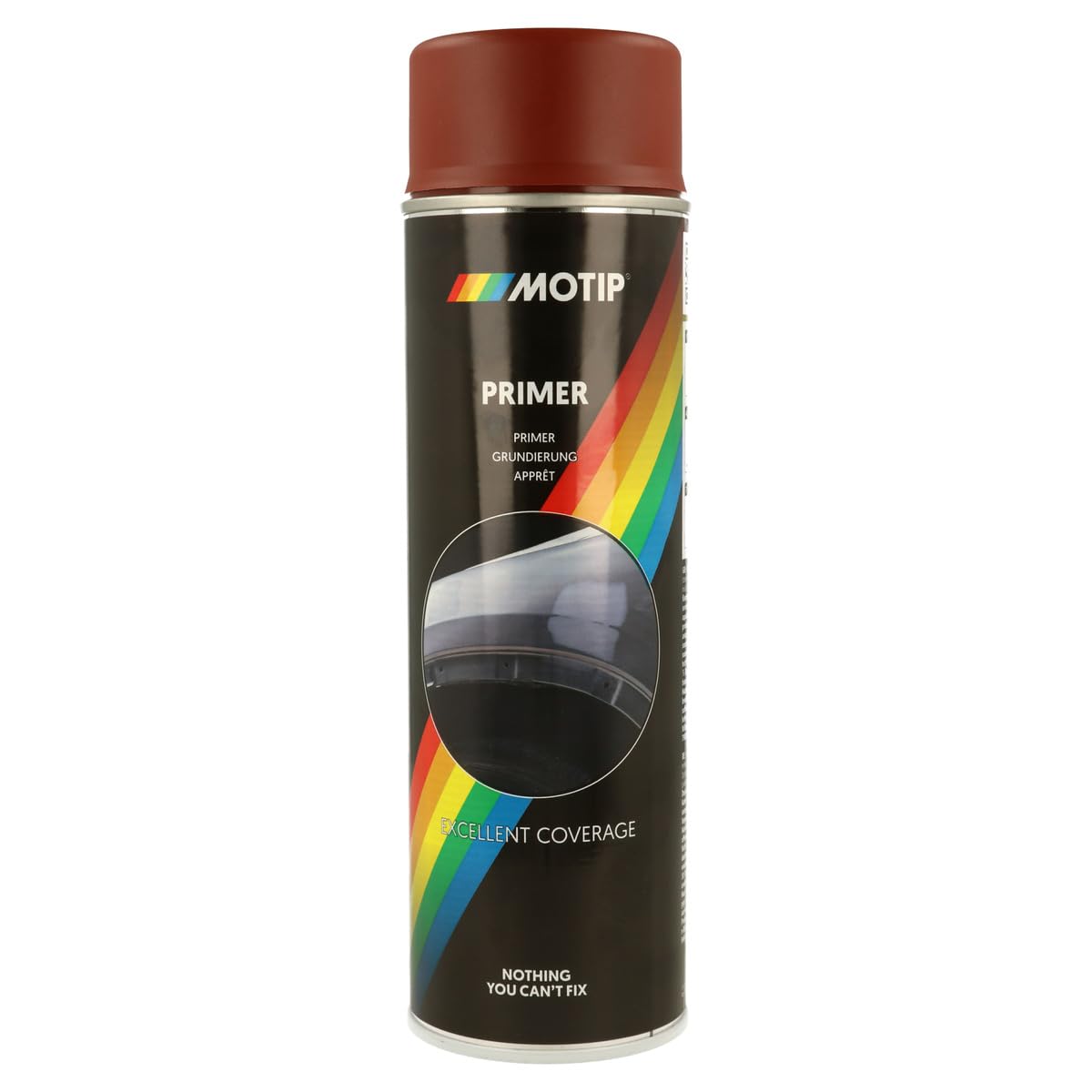 Motip 04055 Apprêt en spray - 500 ml - Rouge