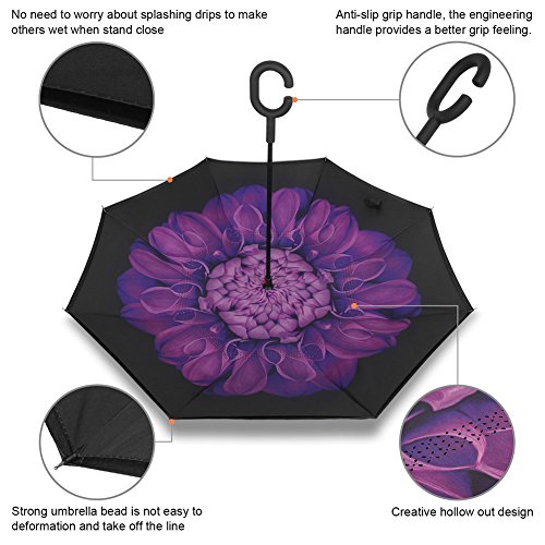 TRADE® Ombrello invertito inverso Aprire