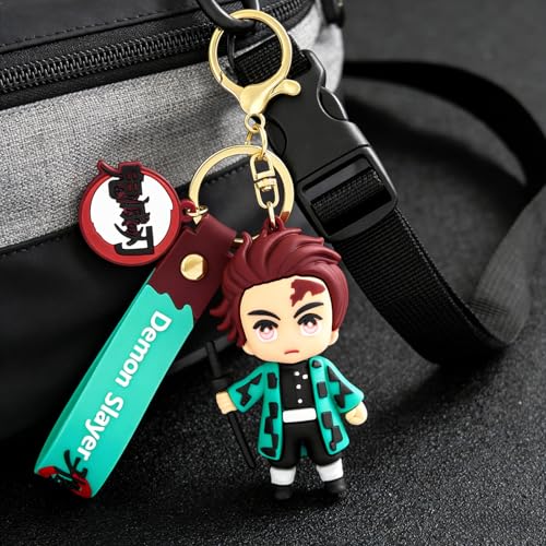 Mini figurine Anime Slayer en porte-clés mignon pour sac à dos