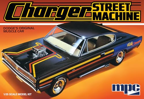 Modelo a escala 1:25 Dodge Charger 1967 Kit miniatura 5