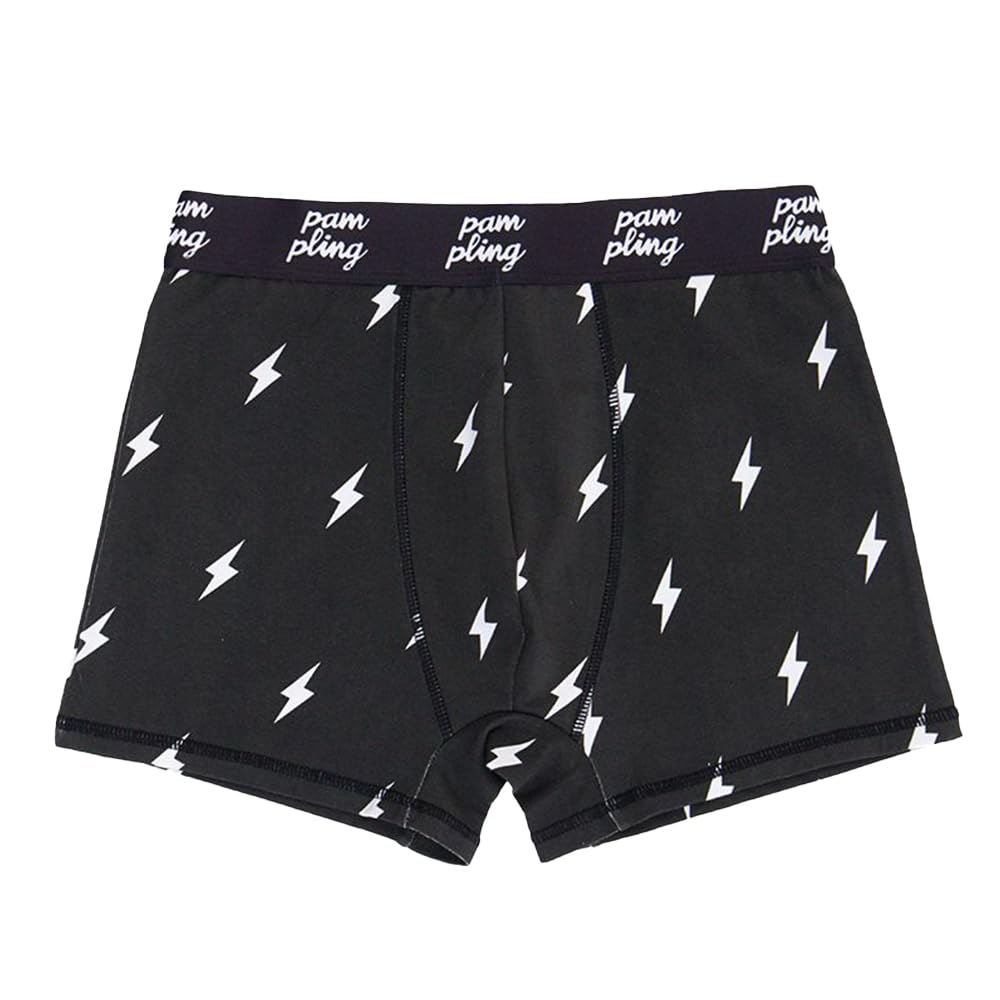 Pampling Lot de 3 boxers pour homme imprimés et ajustés, en coton avec taille élastique, sous-vêtements confortables et doux pour un usage quotidien