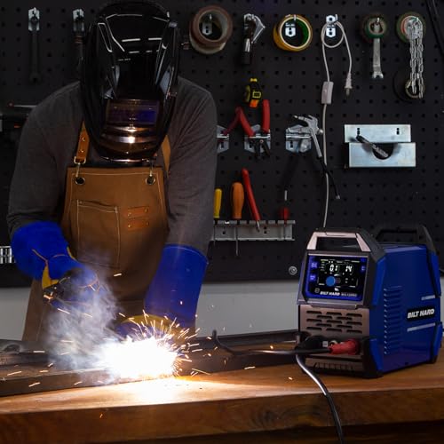 BILT HARD 135A 3-in-1 IGBT Inverter Welder, 110V Flux Core MIG/Lift TIG/Stick Welding Machine with Synergic Control, LED Display, 2T/4T/SPOT Modes & Full Kit (Solar Helmet, Gloves) - Image 9