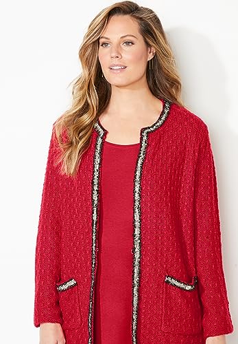 Catherines Women's Plus Size Liz&Me Iconic Cardigan4