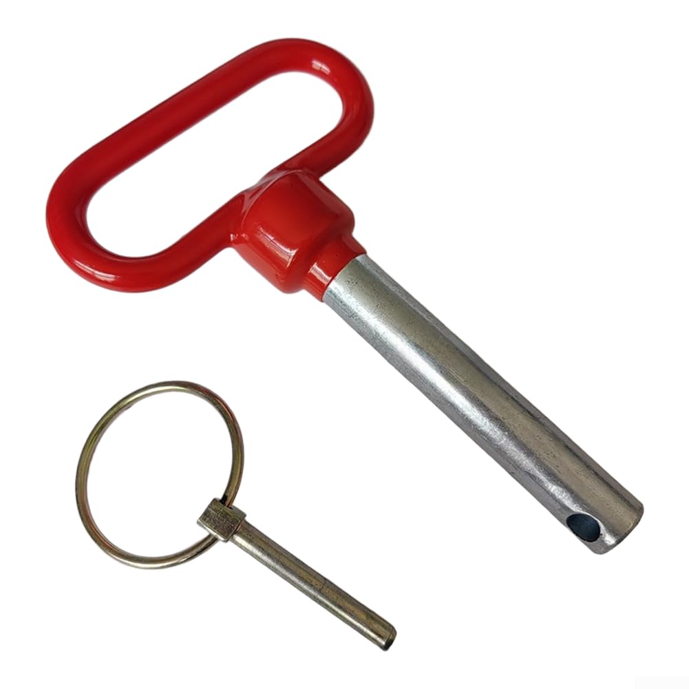 for Red Head Fitness Pin for Power Rack and Squat Stand| Q235 Steel Latch Pin with Secure Fit| Gym Equipment Accessories for Safe Training| Multiple Size Options(16mm)