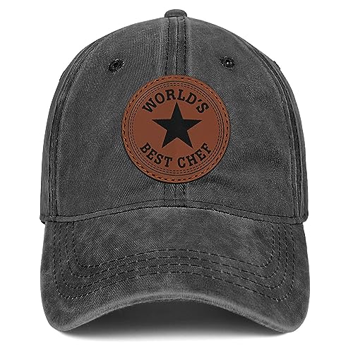 Worlds Best Chef Trucker Hat Black