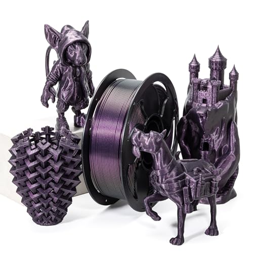 Filamento PLA morado oscuro camaleón para impresora 3D - Fernando Cortés