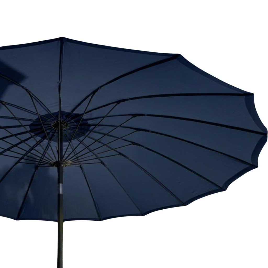 2.7m Shanghai Crank & Tilt Garden Parasol - Navy