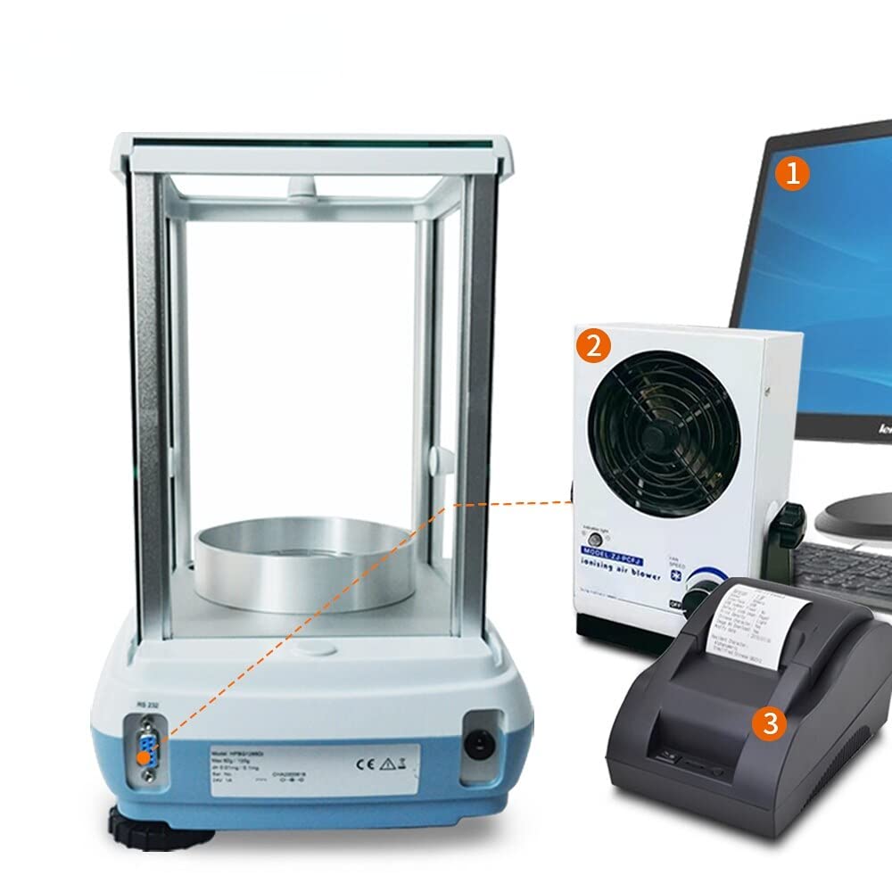 Balanza Analítica Semimicro Fa1265Sem, 62/120 G, Legibilidad De 0,01 MG, Autocalibración, Peso Mínimo De 100 MG, Báscula De Precisión De Laboratorio.gaoJIN1654