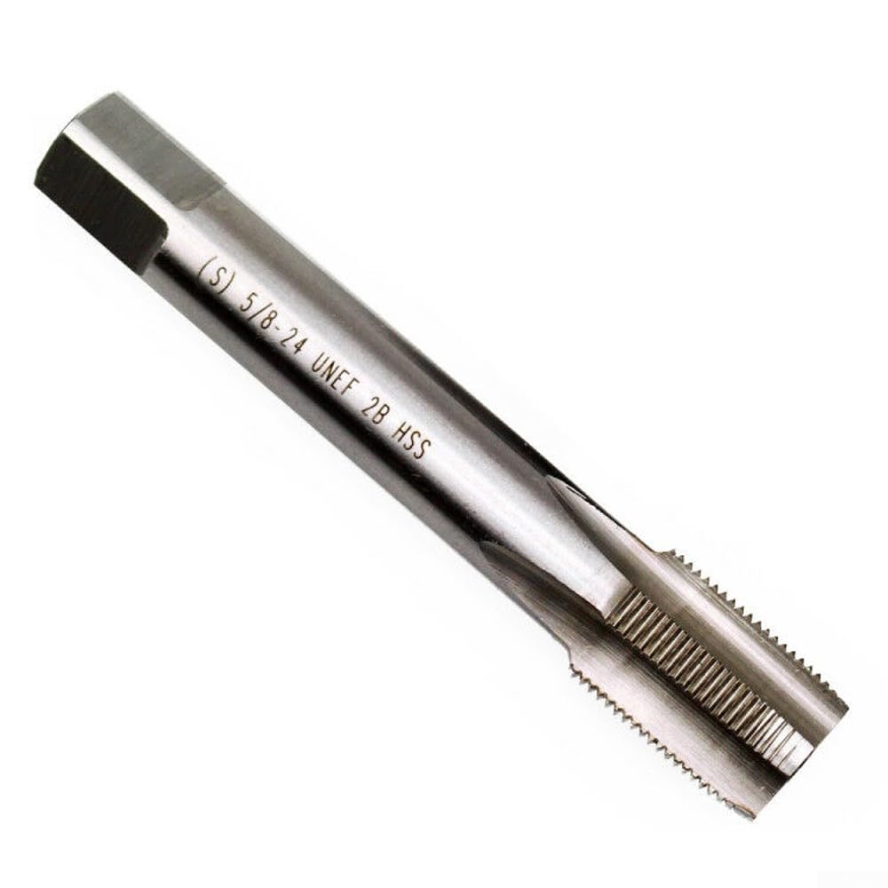 Filettatura destra 5/8-24 TPI UNEF acciaio ad alta velocità ultra fine 24 fili completamente rettificato argento filettatura accurata filettatura accurata per la lavorazione dei metalli