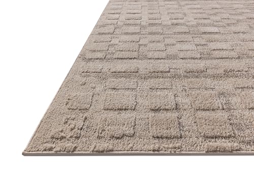 Image of Loloi Amber Lewis Monty Collection MOT-06 Pebble /Beige 11'-6 inch x 15', .50 inch Pile Height, Area Rug