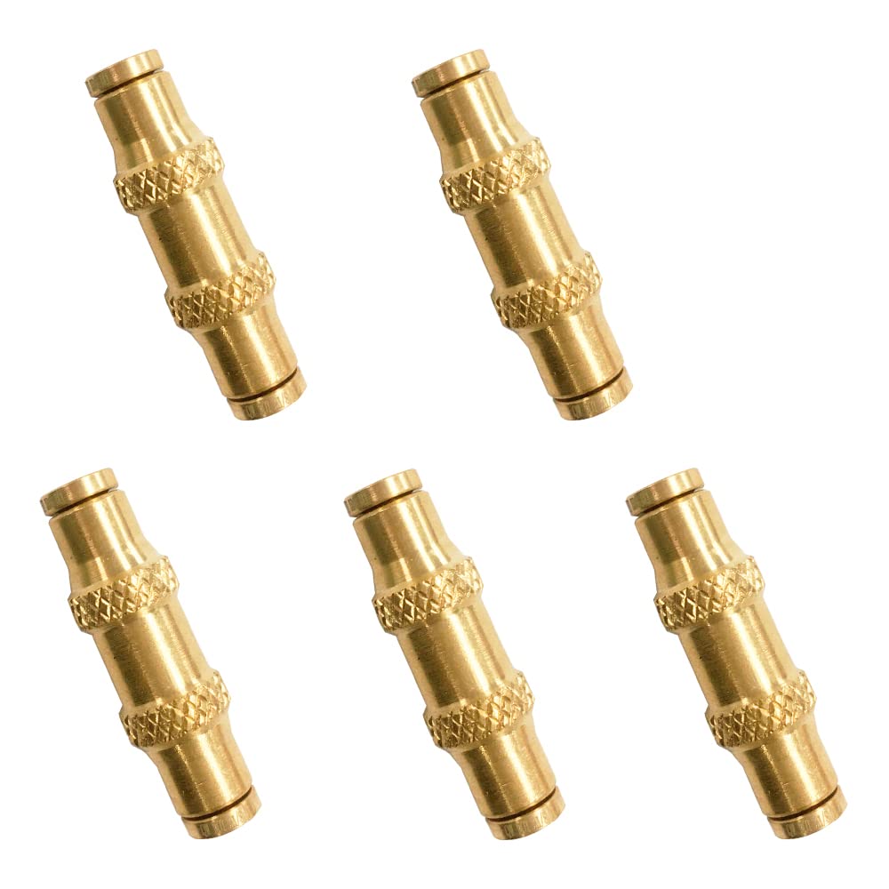 Push to Connect Fittings - 1/8 Inch Tube OD Pneumatic & Air Fittings - 5pcs