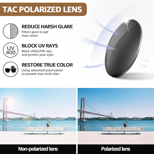 TJUTR Polarized Fit Over Glasses Sunglasses for Women UV Protection, Trendy Oversized Shades Wear Over Eyeglasses4