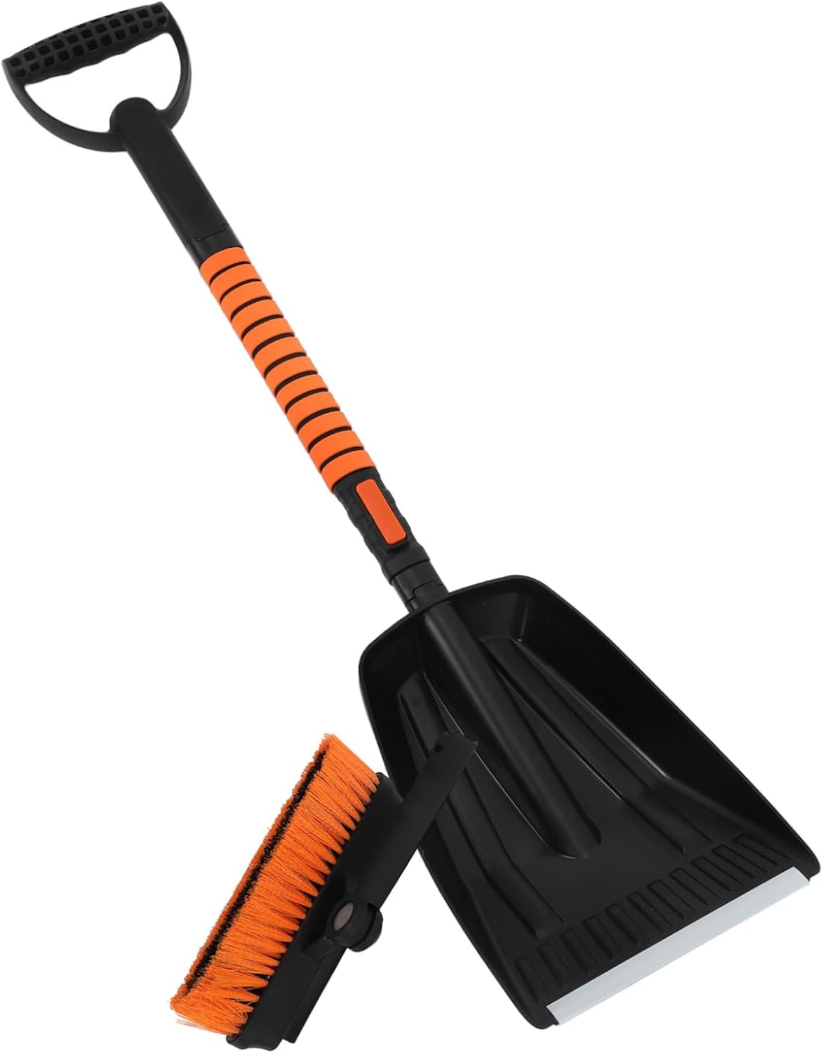 Unomor Extendable Snow Brush for Cars Soft Scraper Head Versatile Winter Tool for Ice and Snow Removal for Trucks and Suvs Essential Winter Accessory