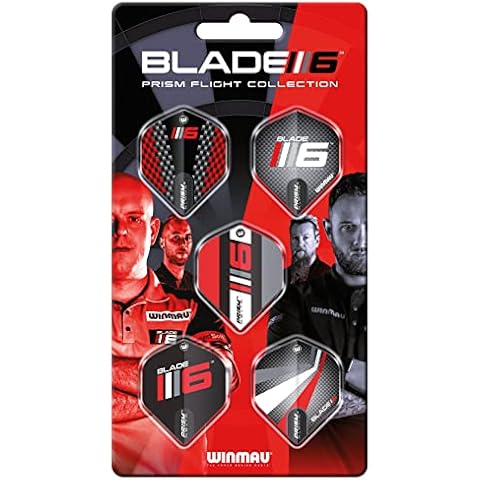 WINMAU Blade 6 Design Prism Dart Flight-Sammlung Cover