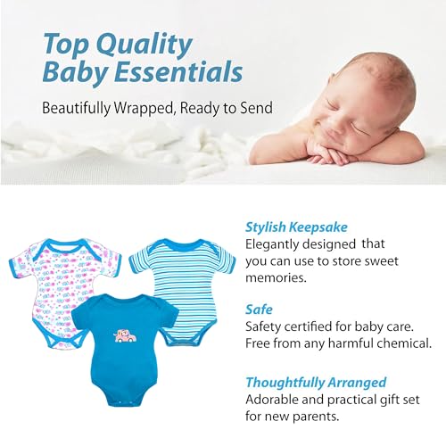 Image of VParents Rompers for New Born Baby Girl & Boy (Pack of 3), 100% Cotton Half Sleeve Romper /Bodysuit /Jumpsuit /Onesies /Sleepsuit For Infants & Toddlers, Comfortable Daily Wear Clothes For Babies