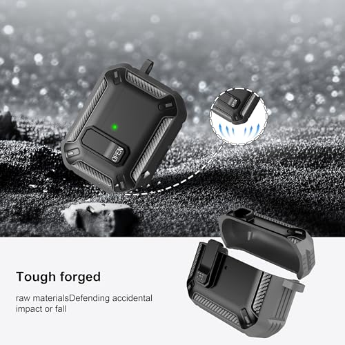 Image of AirPods Pro 3 Case with Magnetic Safety Lock Phone Stand Magsafe, Gray