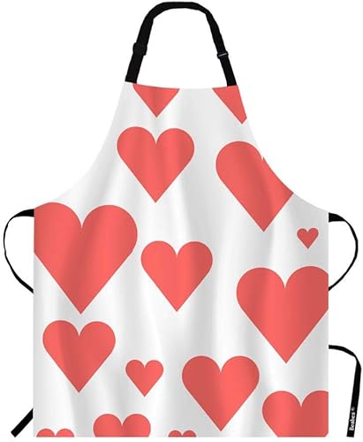 Delantal azul claro del babero del delantal de la cocina del tartán a cuadros para el hogar del restaurante del chef, Multi-014