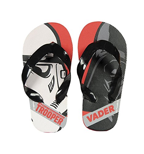 Takestop® Infradito Star Wars Disney Nero Rosso