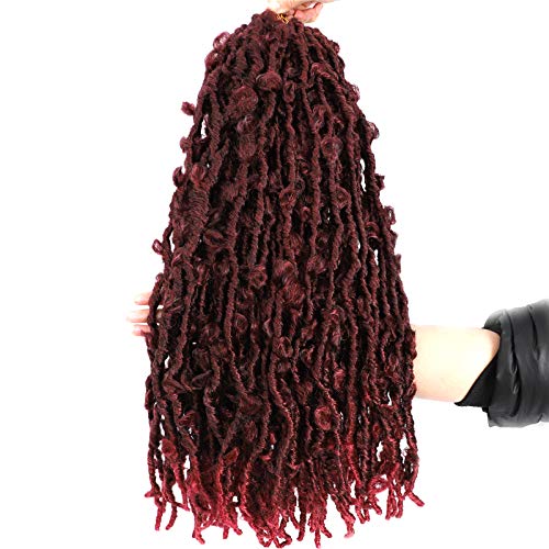 Butterfly Locs Crochet Hair Faux Locs 24 Inch 7 Packs Long Distressed Locs Crochet Hair For Black Women Crochet Braids Soft Locs Pre Looped Synthetic Braiding Hair Extension (24 Inch, T1B/Bug)