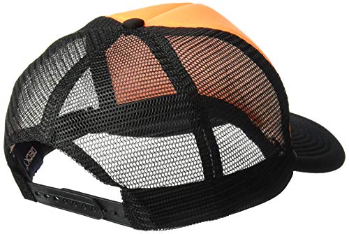 Decky Two Tone Neon Trucker Cap, Orange #TOP1