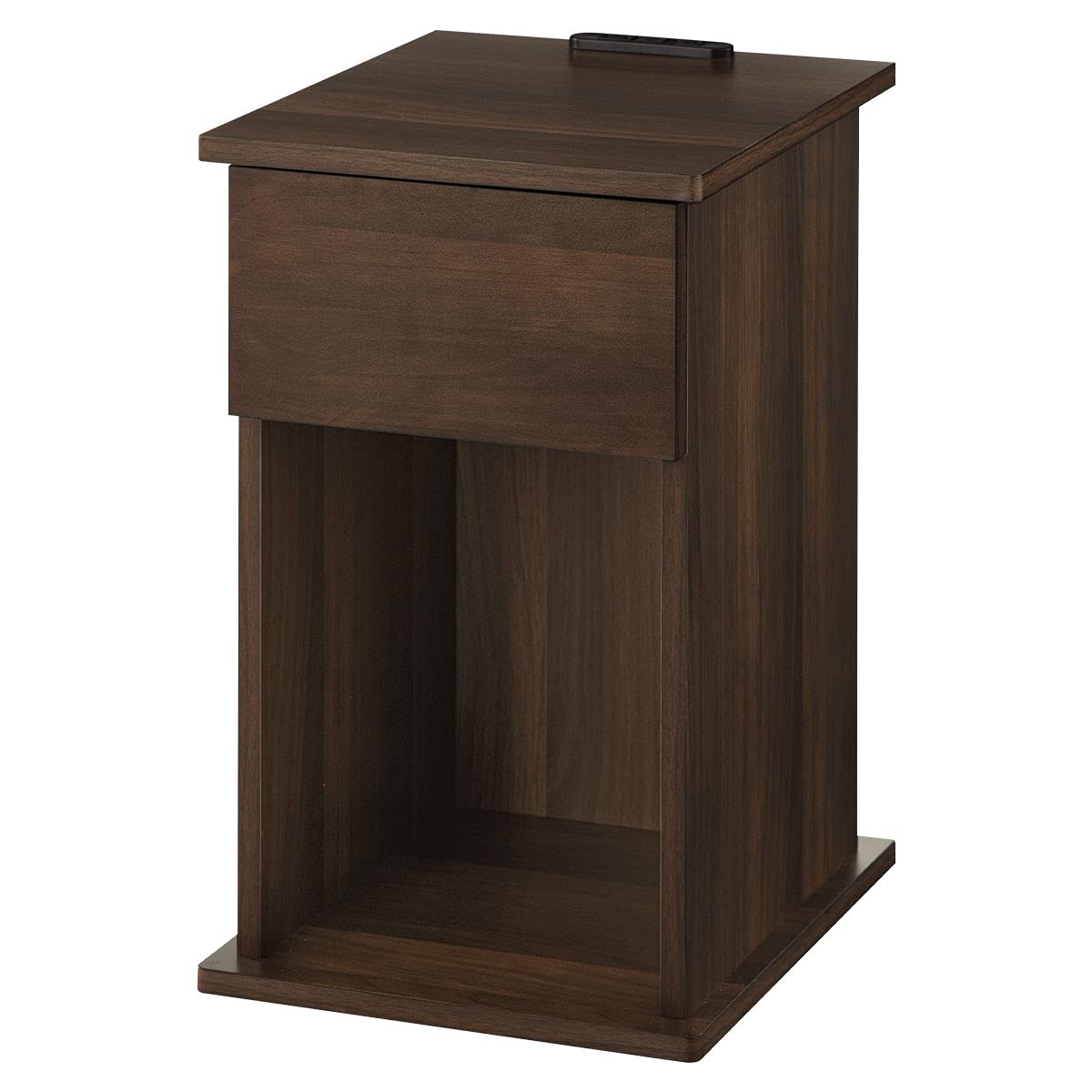 Amazon.co.jp: ぼん家具 サイドテーブル 引き出し コンセント 2口 幅  