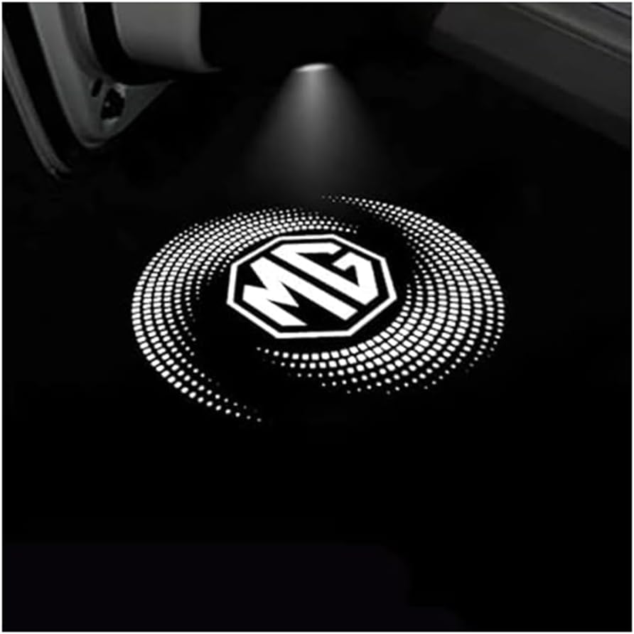 2 Pieces Door Projector Lights for MG E Motion,Hd Led Original Logo Light,Welcome Puddle Lights,Car Door Logo Light,Car Accessories,normal-E