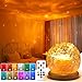 PIKOY Sternenhimmel Projektor als Kristallkugel mit 18 RGB Farben, dimmbar & Timer – eine Premium Deko für Gaming & Schlafzimmer und das ideale Geschenk für Frauen & Männer & Kinder.
