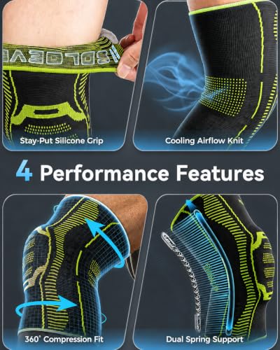 SOLOEVER Knee Brace w/ Side Stabilizers and Patella Gel Pad (Black) 5.99 + Free Shipping w/ Prime or on 35+ + 70% Off Code WQ8KRZEB - image 5