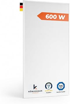 K nighaus Infrared Space Heater 600 W - TUV SUD - 8-16 m
