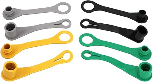 Paquete de 8 conectores hidráulicos para puerto de acoplador antipolvo, kit de cubierta protectora para John Deere X465 X485 X495 X575 X595 X940