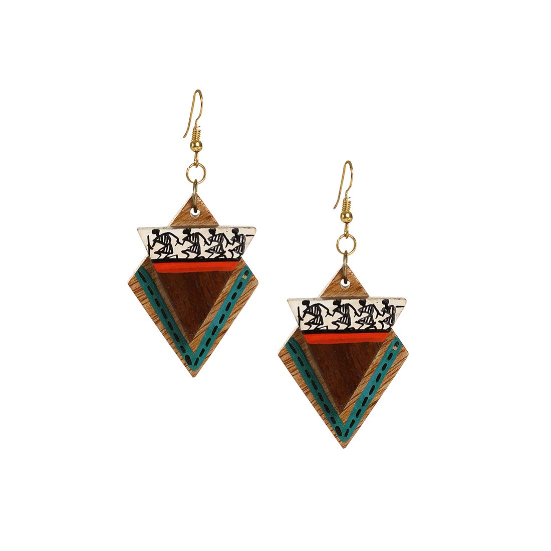 See full amazon price history chart for ExclusiveLane Dancing Tribal Warli Warli Handpainted Bohemian Wooden Earrings for Girls and Women ExclusiveLane Dancing Tribal Warli Warli Handpainted Bohemian Wooden Earrings for Girls and Women (B083ZJ7DXJ) Amazon Price History, Amazon Price Tracker
