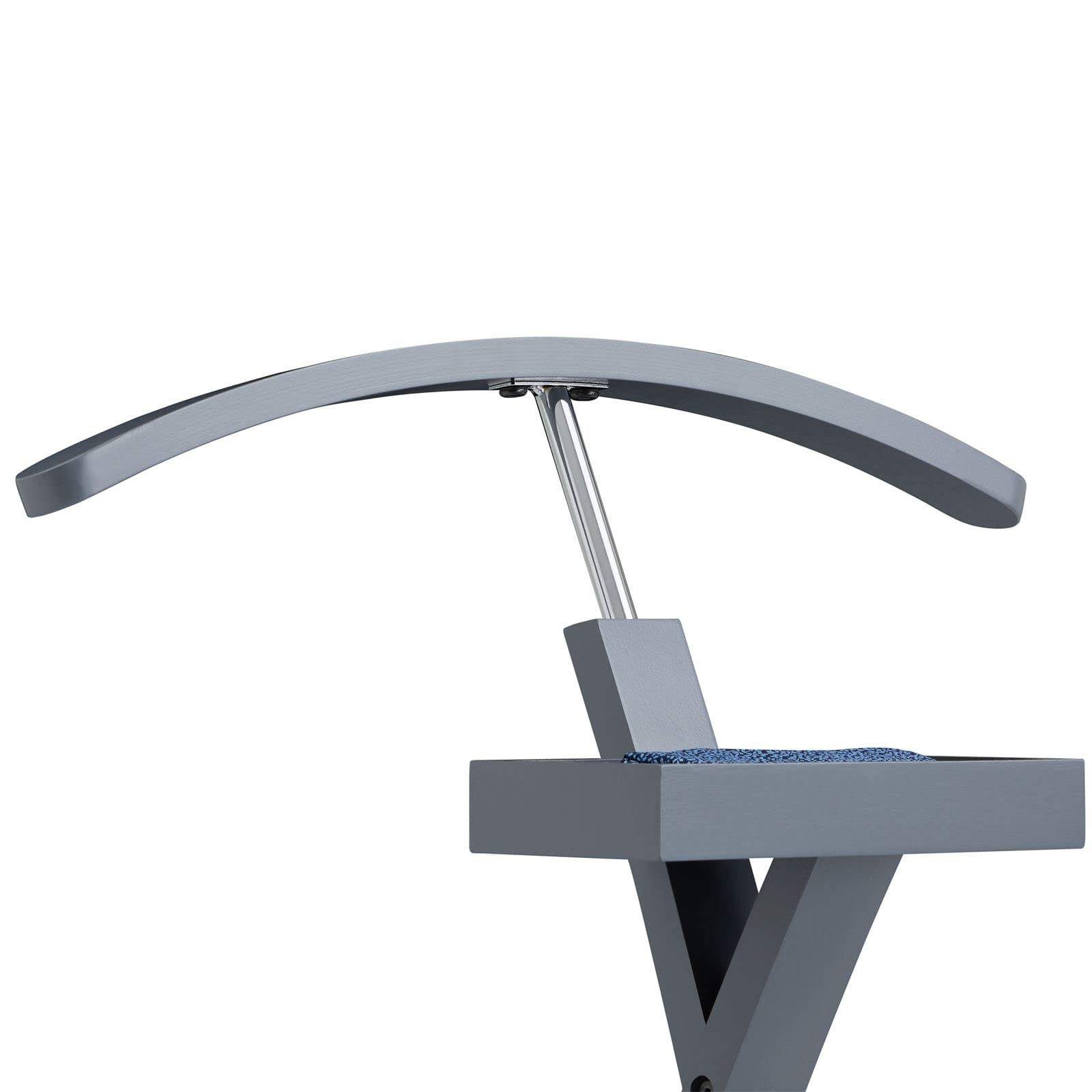 MISOU Dressboy - Kledingstandaard - Kledinghouder - Kledingbutler - Zwart - 114 cm - Kledingrek