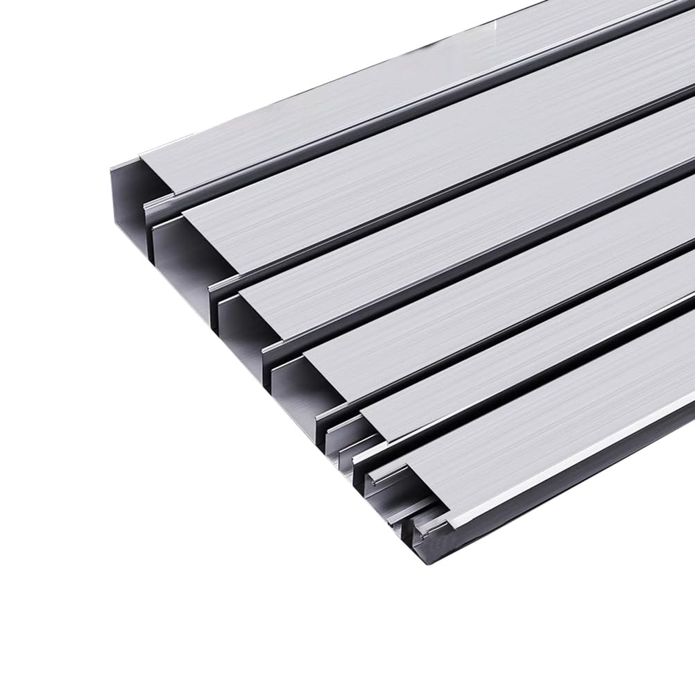 Copertura for canalina portacavi in ​​alluminio da 1 m, varie dimensioni